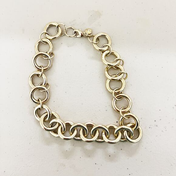 J. Crew gold tone large chunky chain necklace - Picture 5 of 5